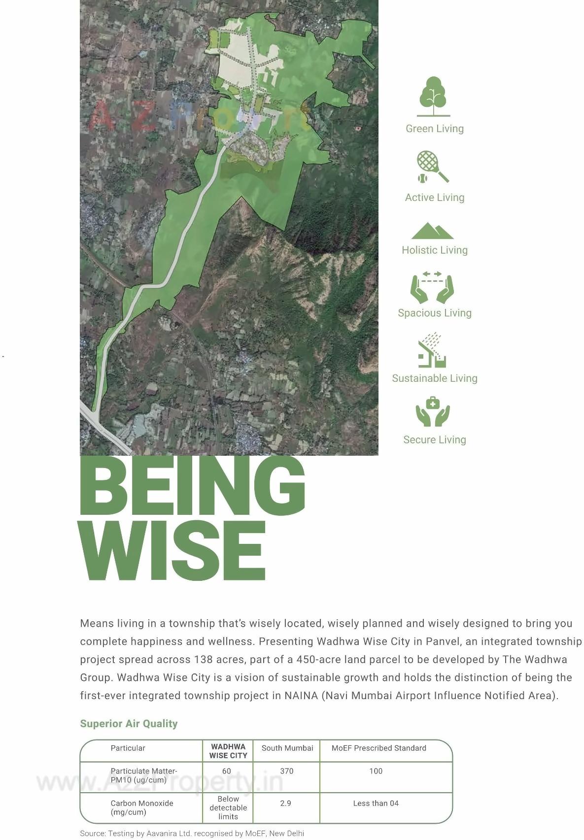  of real estate project Wise City, South Block , Plot Rz located at Wardoli, Raigarh, Maharashtra