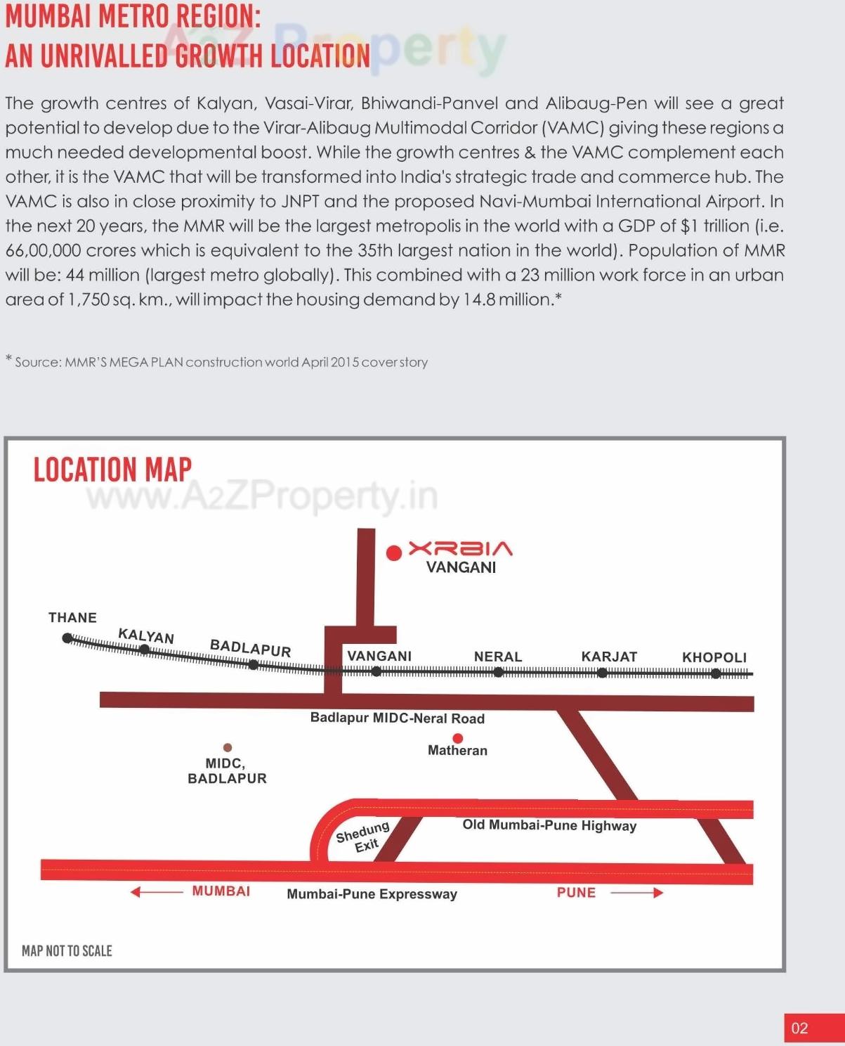  of real estate project Xrbia Vangani located at Khadyachapada, Raigarh, Maharashtra