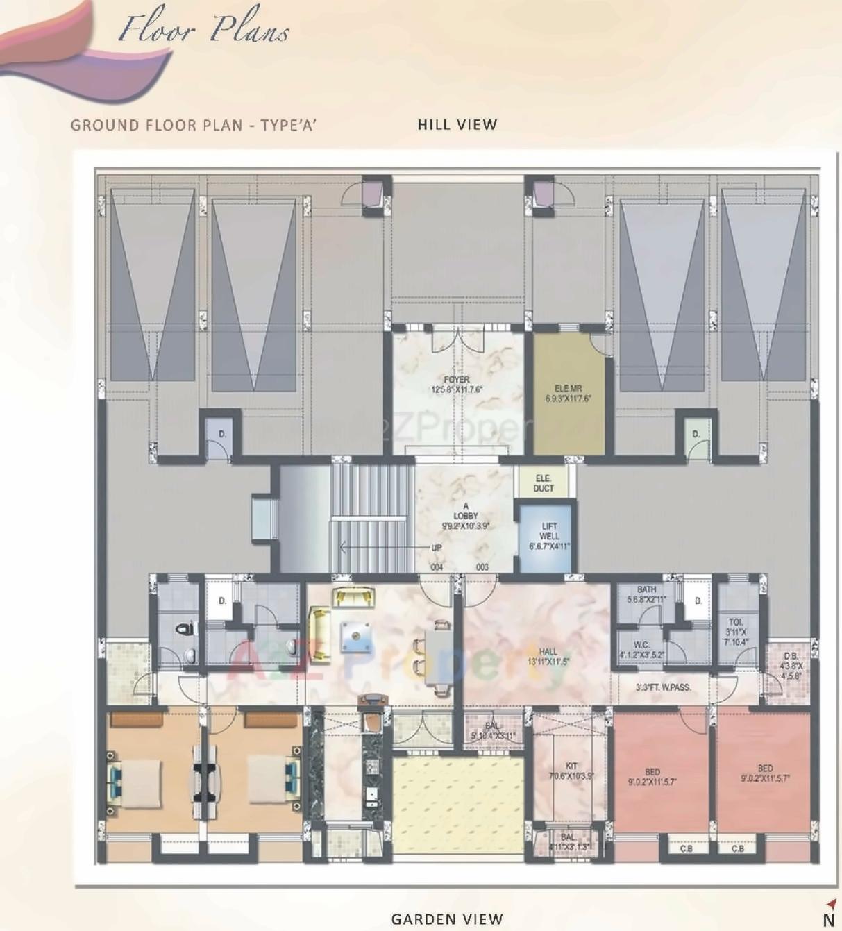 Layout of real estate project Yashdeep Residency located at Khalapur, Raigarh, Maharashtra
