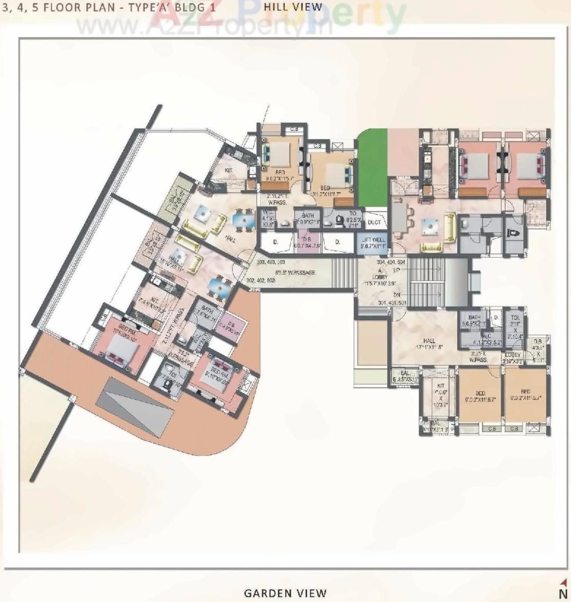 Layout of real estate project Yashdeep Residency located at Khalapur, Raigarh, Maharashtra