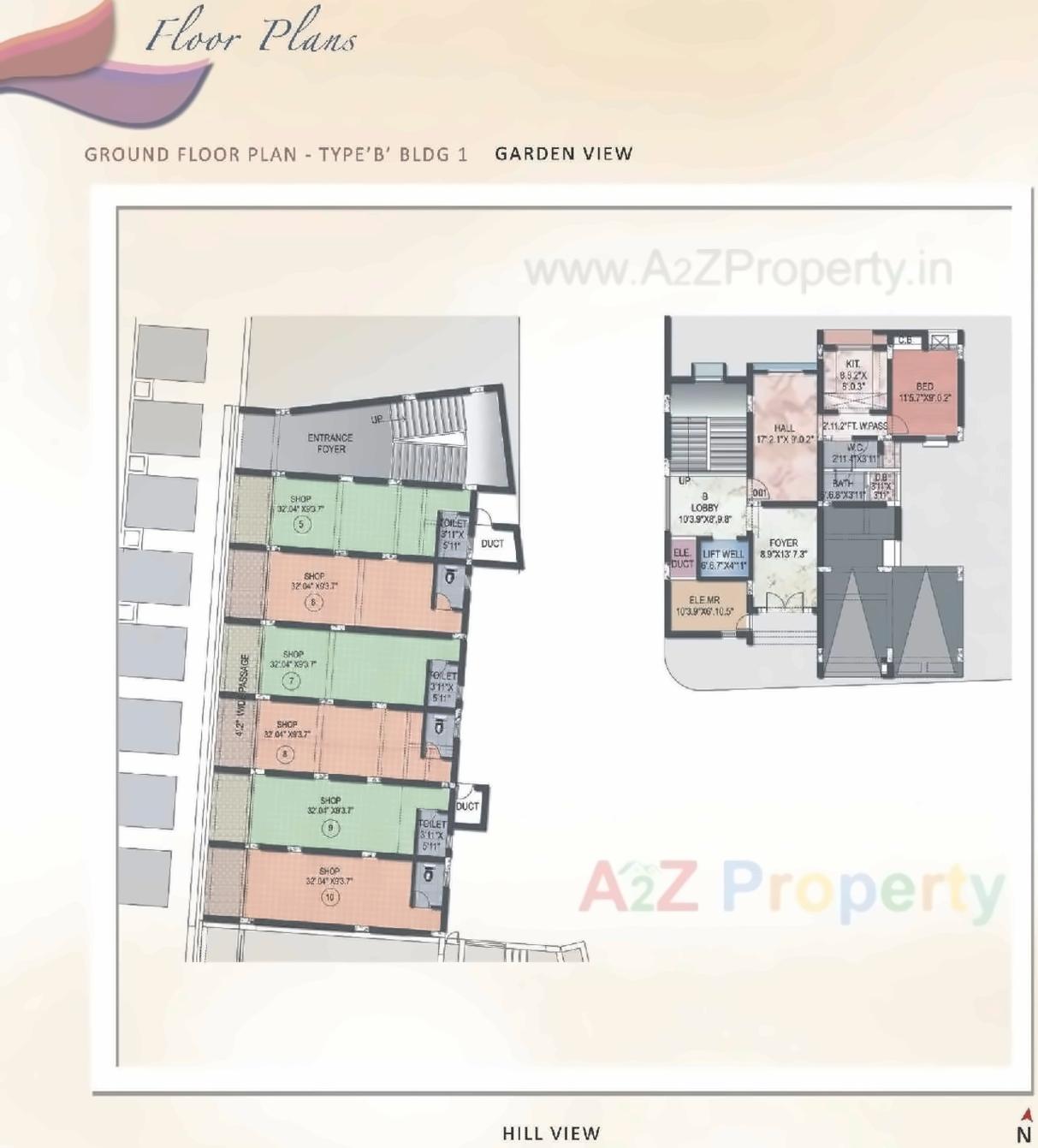 Layout of real estate project Yashdeep Residency located at Khalapur, Raigarh, Maharashtra