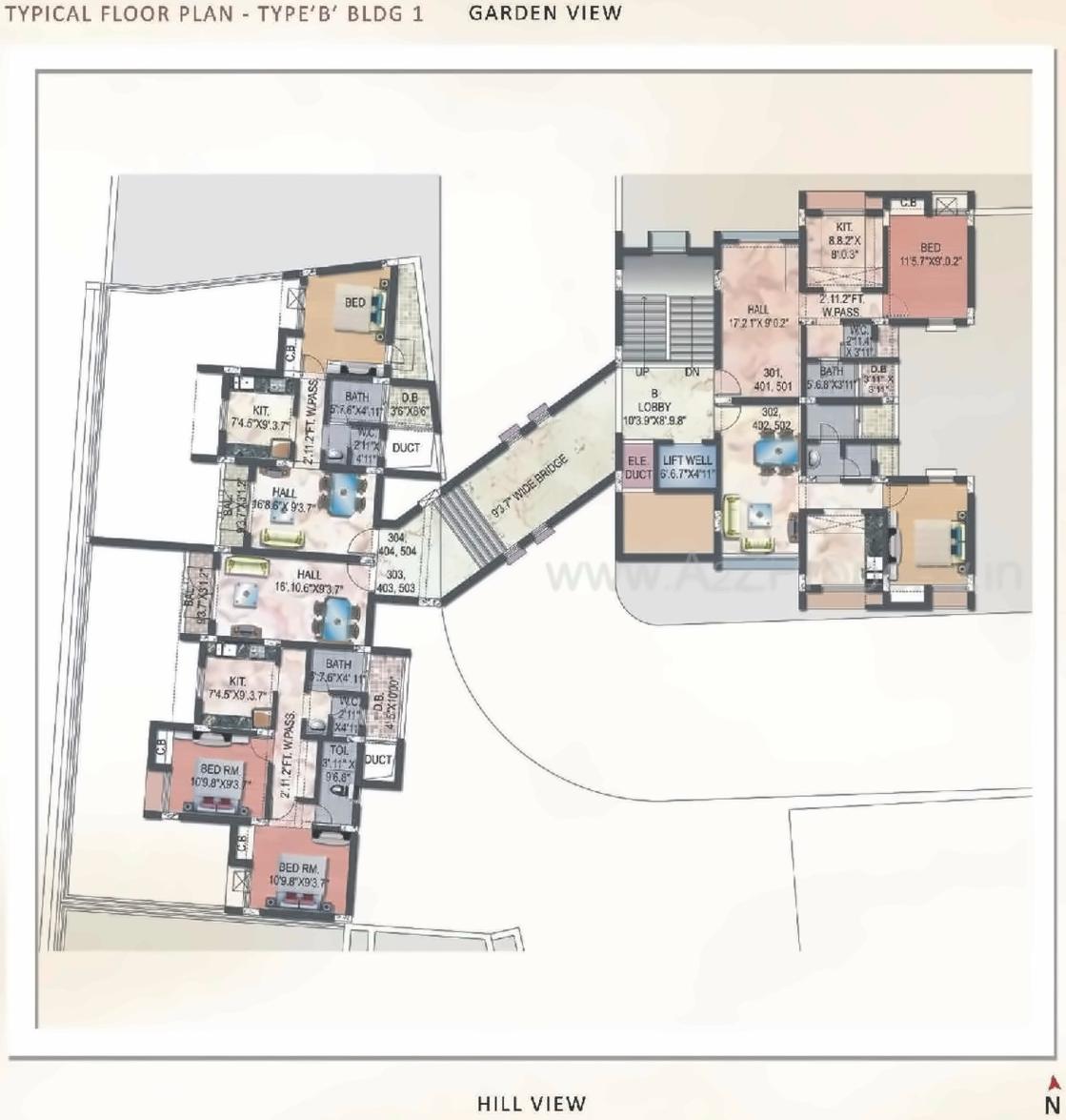 Layout of real estate project Yashdeep Residency located at Khalapur, Raigarh, Maharashtra
