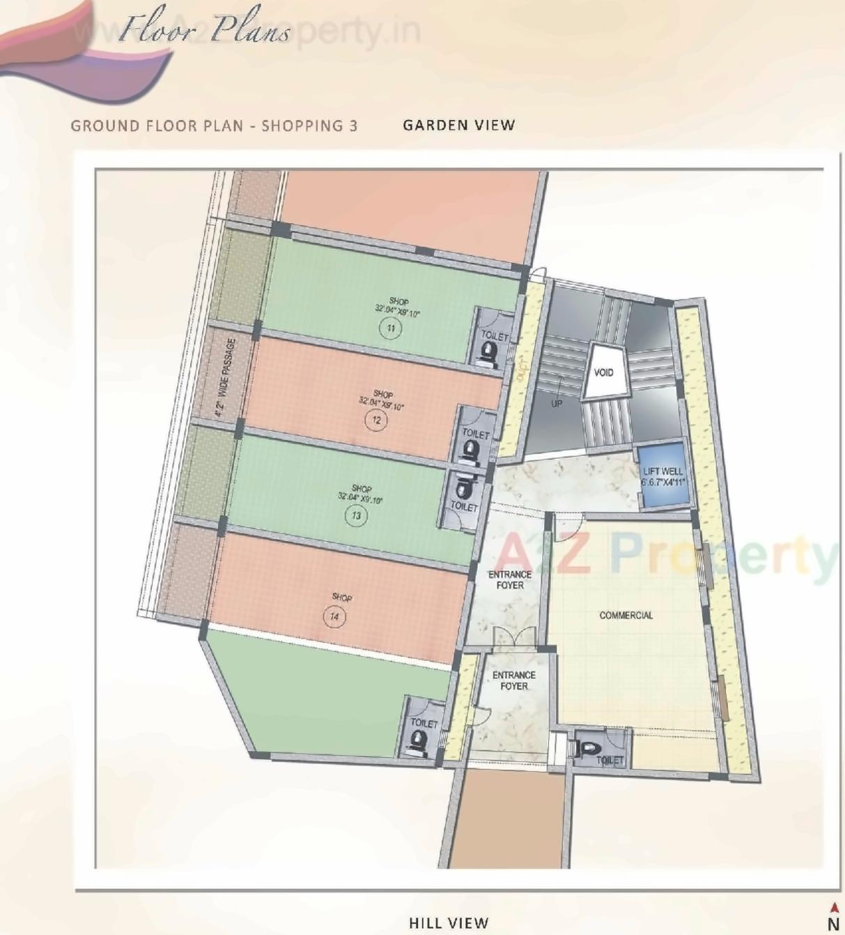 Layout of real estate project Yashdeep Residency located at Khalapur, Raigarh, Maharashtra