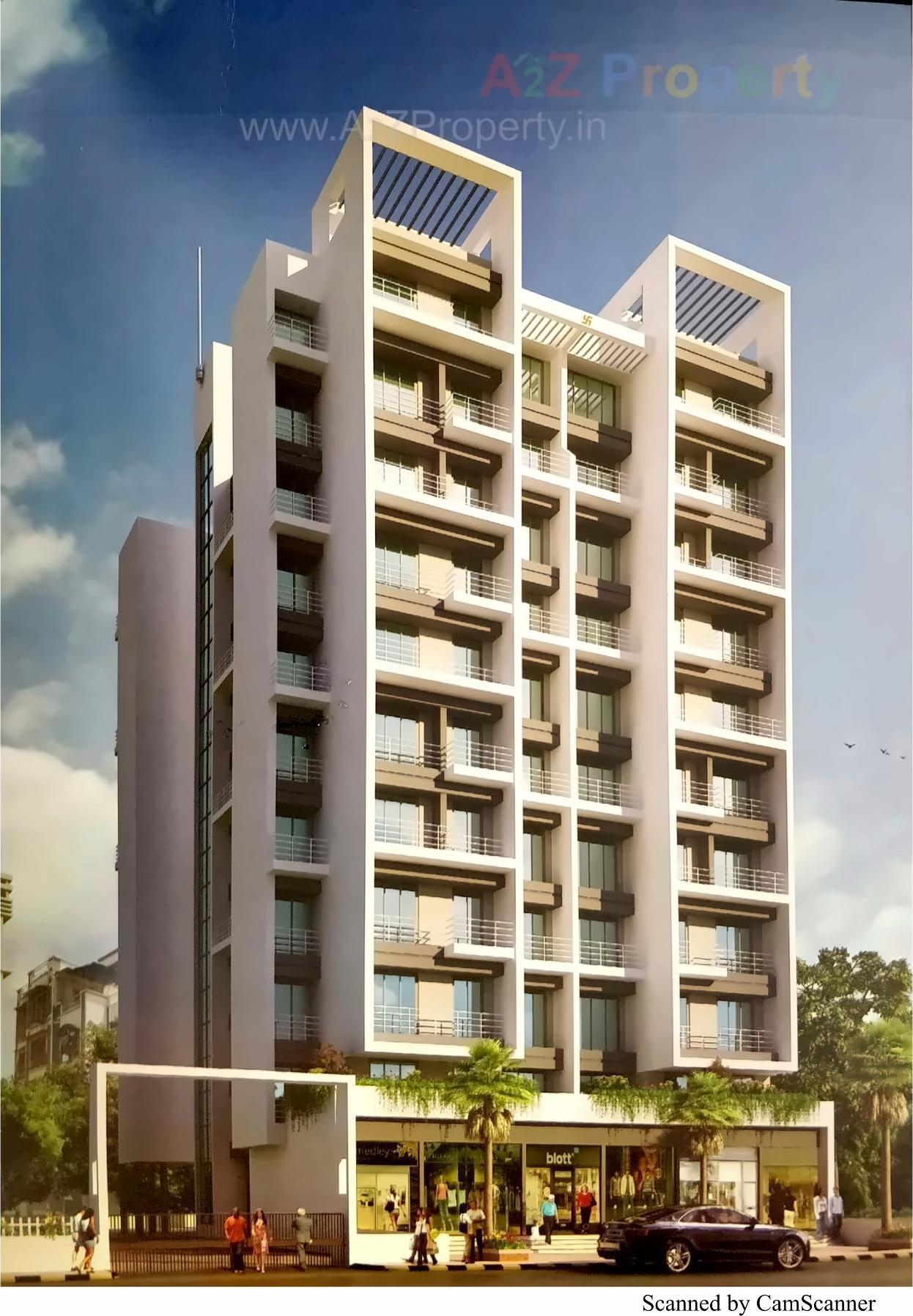 3D Elevation of real estate project Yogi Krishna located at Ulawe, Raigarh, Maharashtra