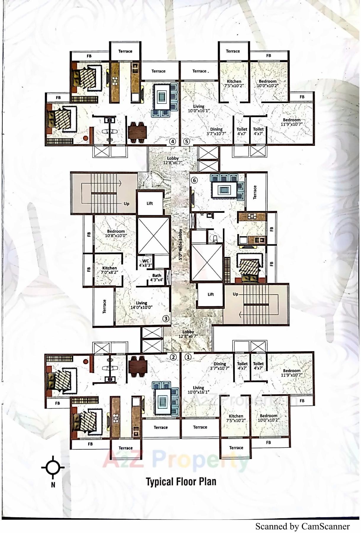 Layout of real estate project Yogi Krishna located at Ulawe, Raigarh, Maharashtra