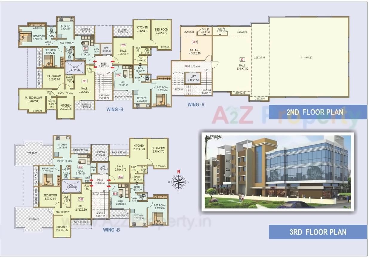 Layout of real estate project Aathley Sankul located at Rahataghar, Ratnagiri, Maharashtra