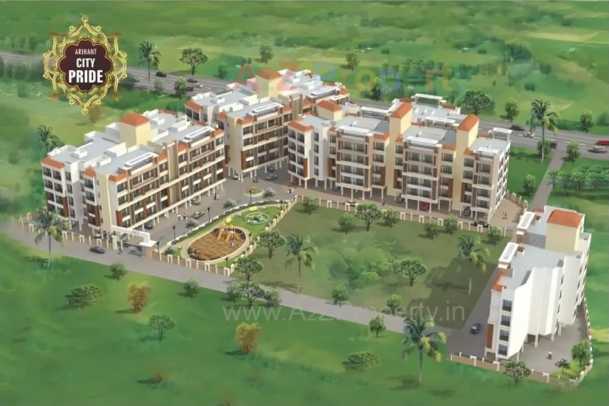 3D Elevation of real estate project Arihant City Pride Majenta located at Nachane-ct, Ratnagiri, Maharashtra
