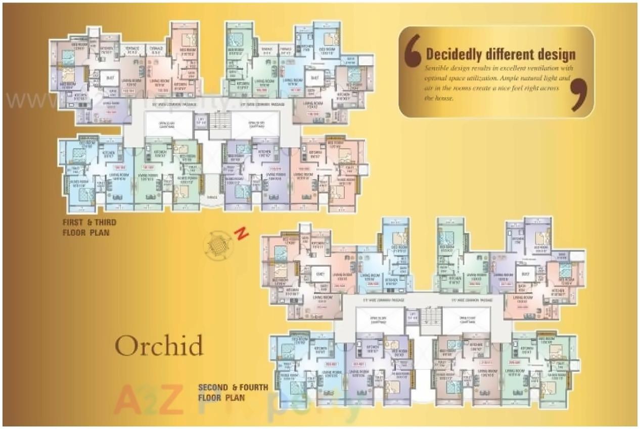 Layout of real estate project Arihant City Pride Majenta located at Nachane-ct, Ratnagiri, Maharashtra