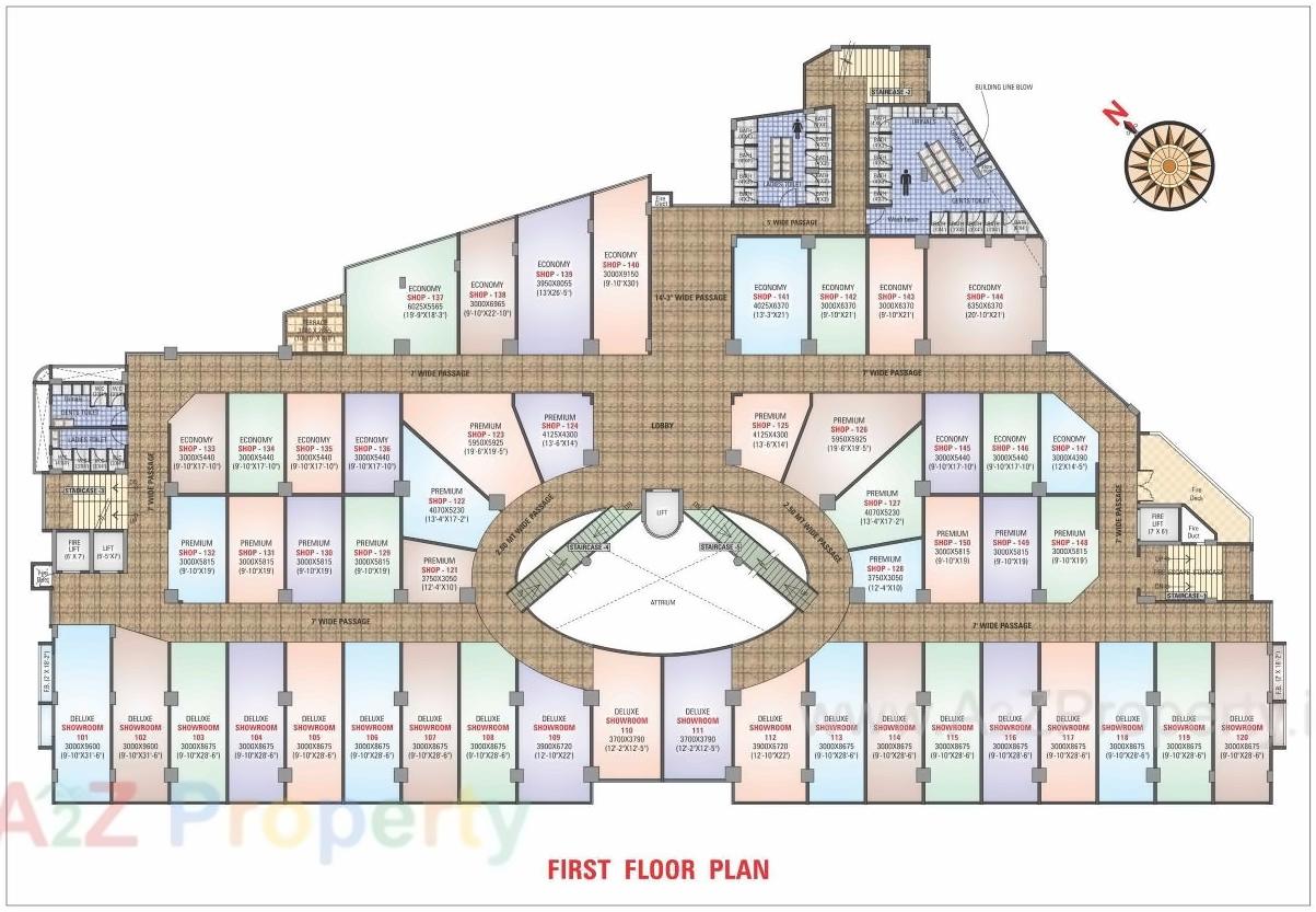 Layout of real estate project Arihant Mall located at Ratnagiri-m-cl, Ratnagiri, Maharashtra