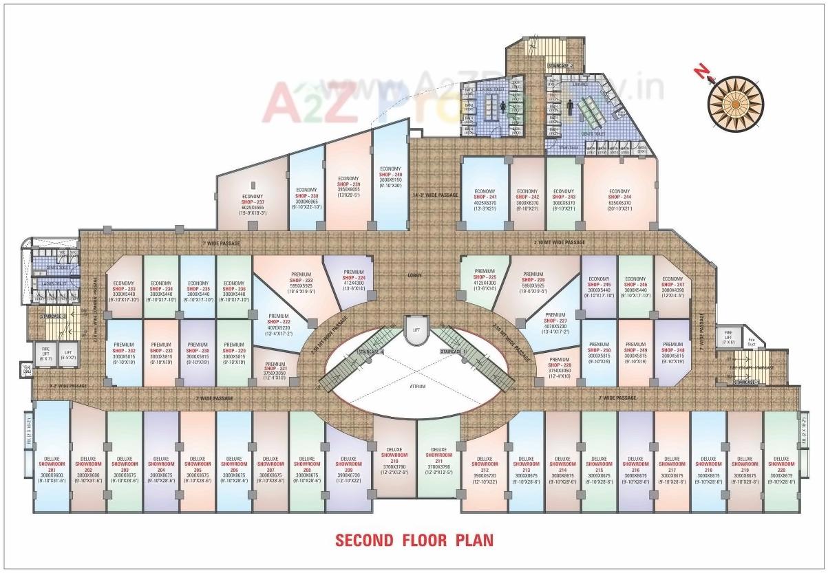 Layout of real estate project Arihant Mall located at Ratnagiri-m-cl, Ratnagiri, Maharashtra