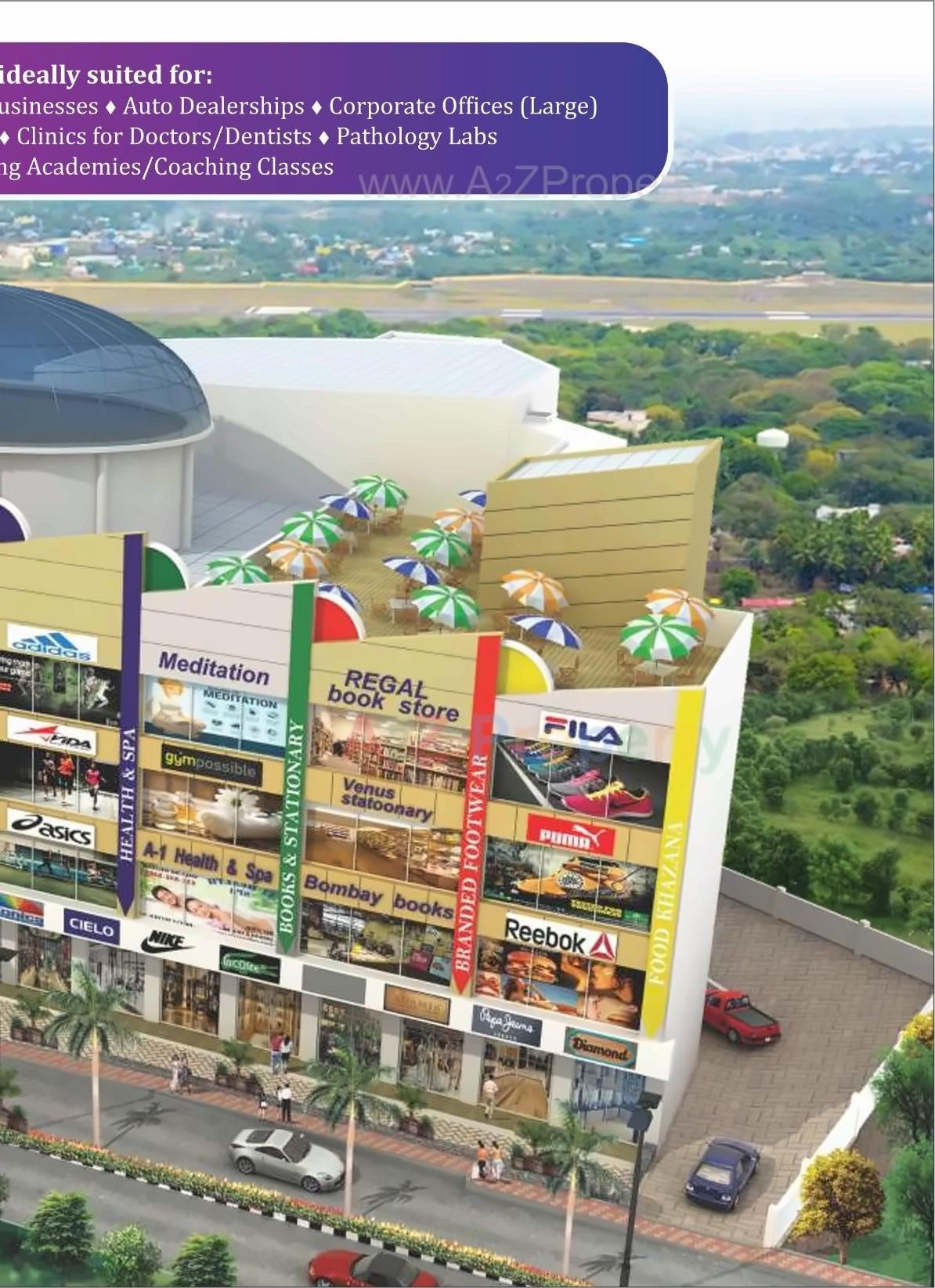 3D Elevation of real estate project Arihant Mall located at Ratnagiri-m-cl, Ratnagiri, Maharashtra