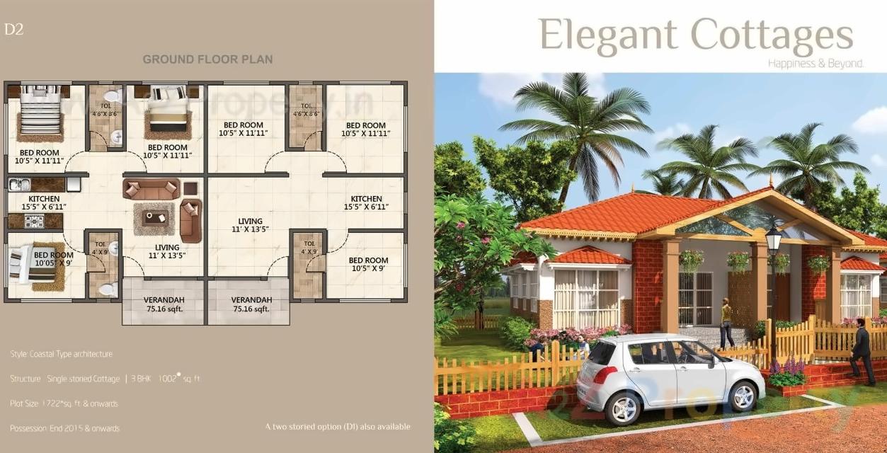 Layout of real estate project Blue Breeze located at Harnai, Ratnagiri, Maharashtra