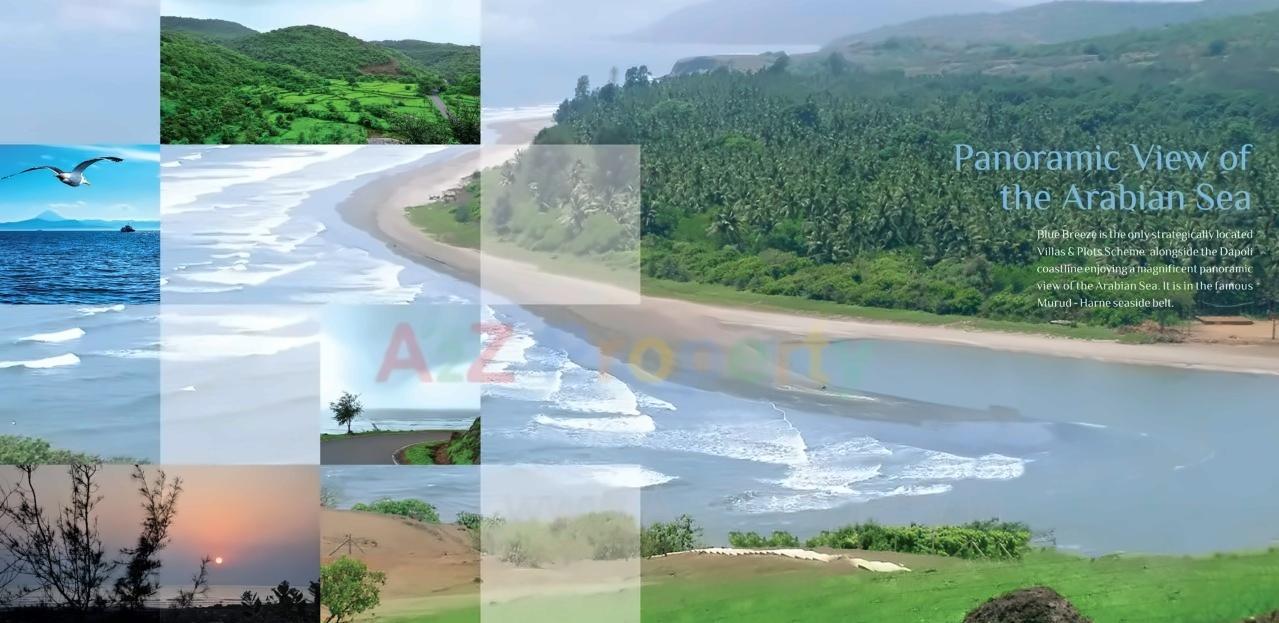 3D Elevation of real estate project Blue Breeze located at Harnai, Ratnagiri, Maharashtra