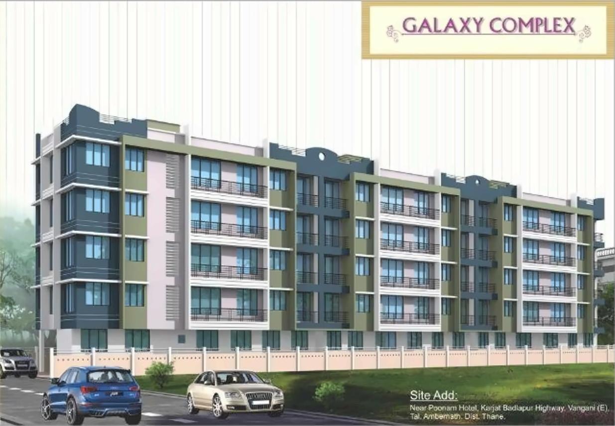 3D Elevation of real estate project Galaxy Complex located at Khedbhadgaon, Ratnagiri, Maharashtra