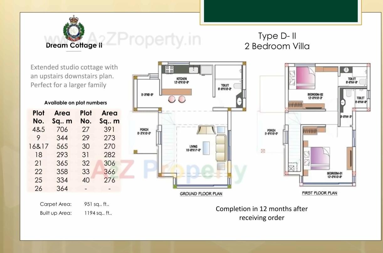 Layout of real estate project Kings Village located at Shirgaon, Ratnagiri, Maharashtra