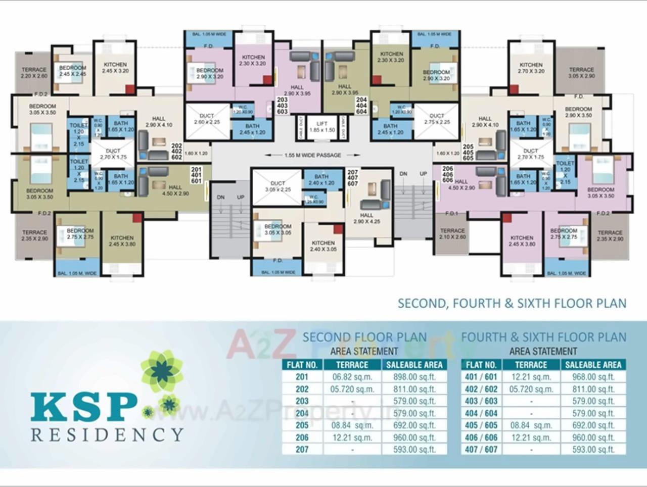 Layout of real estate project Ksp Residency located at Nachane-ct, Ratnagiri, Maharashtra