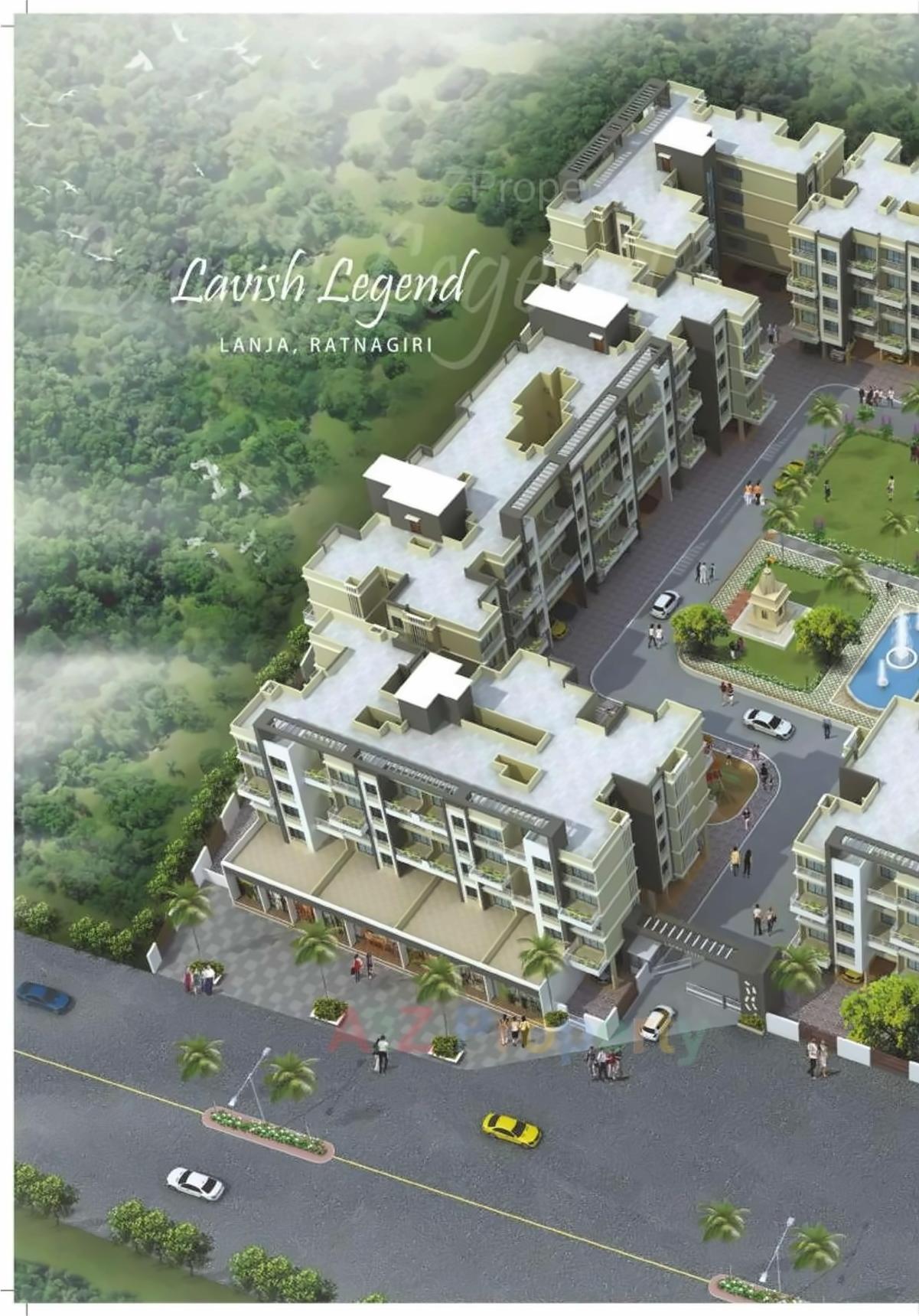 3D Elevation of real estate project Lavish Legend located at Lanja-ct, Ratnagiri, Maharashtra