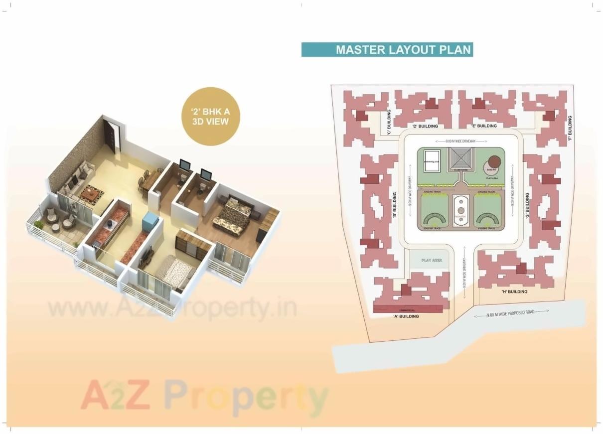Layout of real estate project Lavish Legend located at Lanja-ct, Ratnagiri, Maharashtra