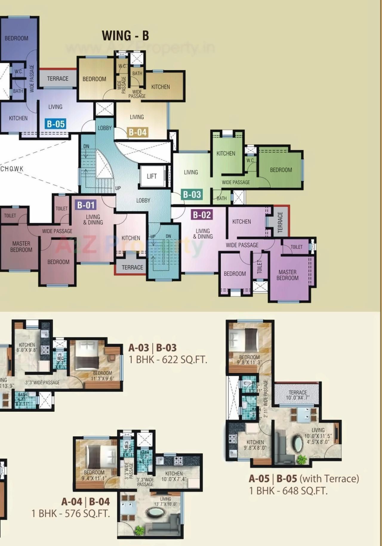 Layout of real estate project Laxmi Paradise located at Nachane-ct, Ratnagiri, Maharashtra