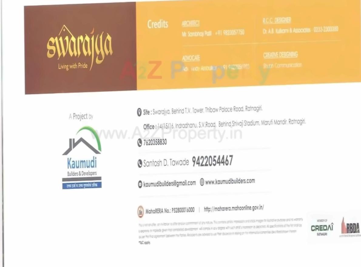  of real estate project Swarajya located at Zadgaon-ct, Ratnagiri, Maharashtra