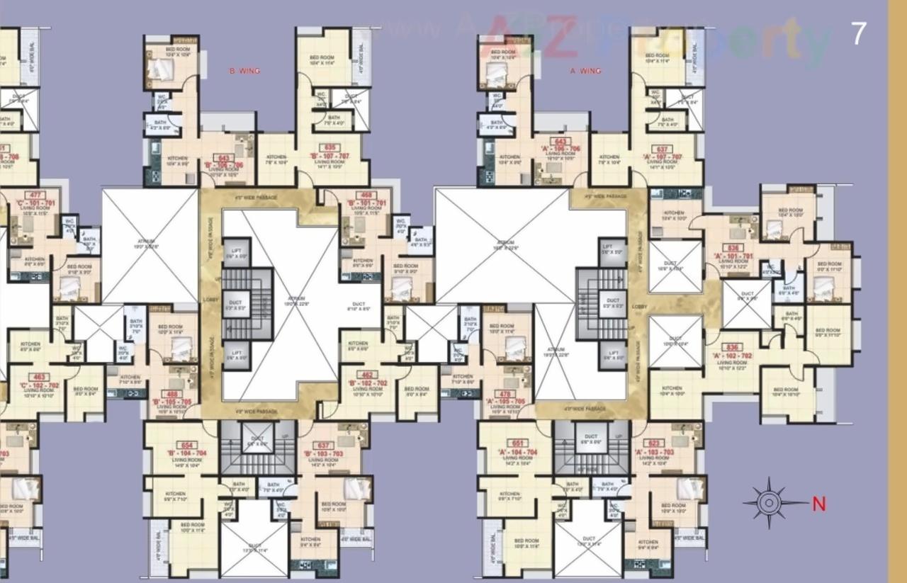 Layout of real estate project Adarsh Krutika located at Saidapur, Satara, Maharashtra