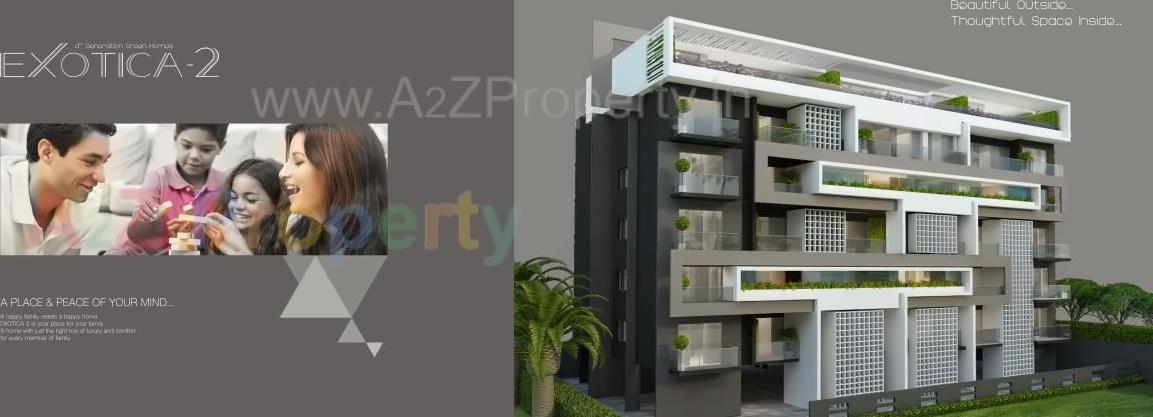 3D Elevation of real estate project Exotica Ii located at Malkapur-np, Satara, Maharashtra