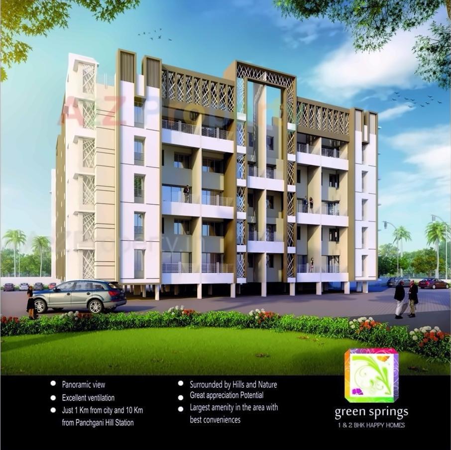3D Elevation of real estate project Green Springs located at Wai-rural, Satara, Maharashtra