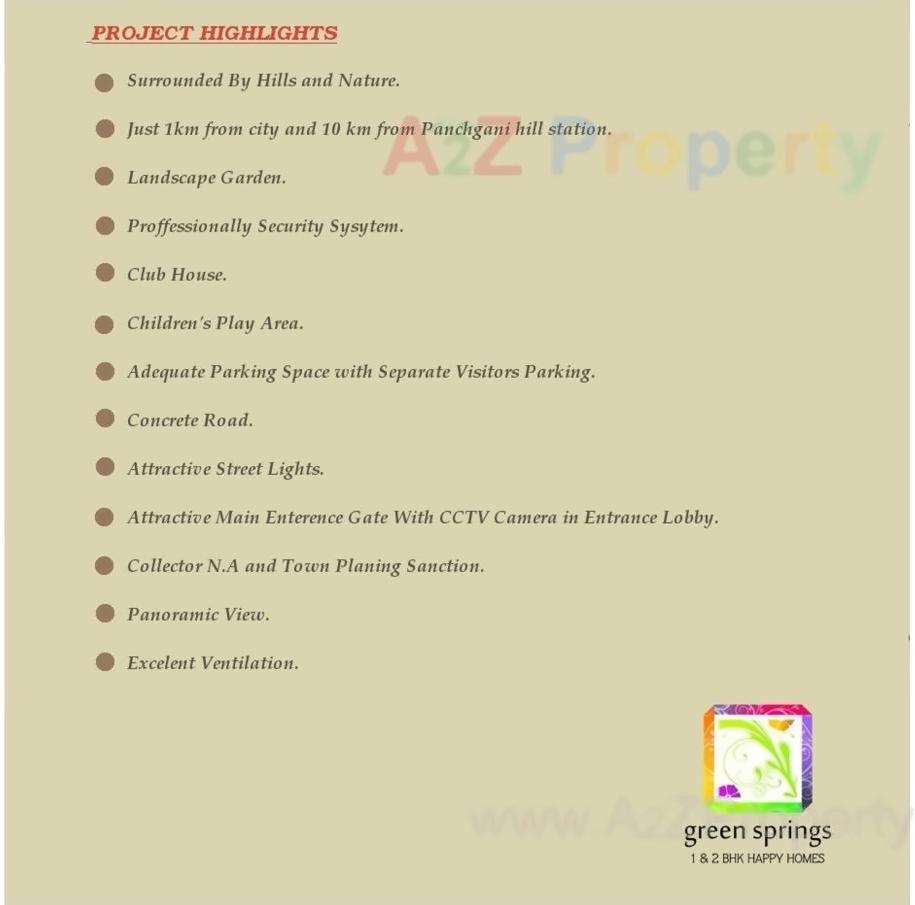  of real estate project Green Springs located at Wai-rural, Satara, Maharashtra