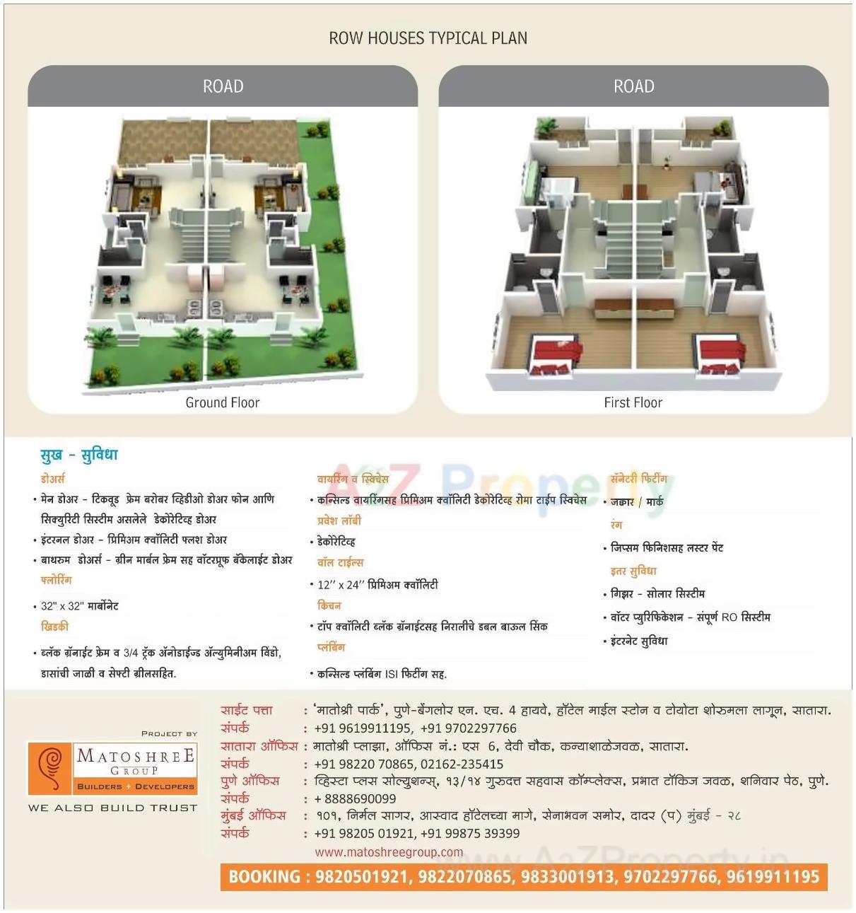  of real estate project Matoshree Park located at Mhasave, Satara, Maharashtra