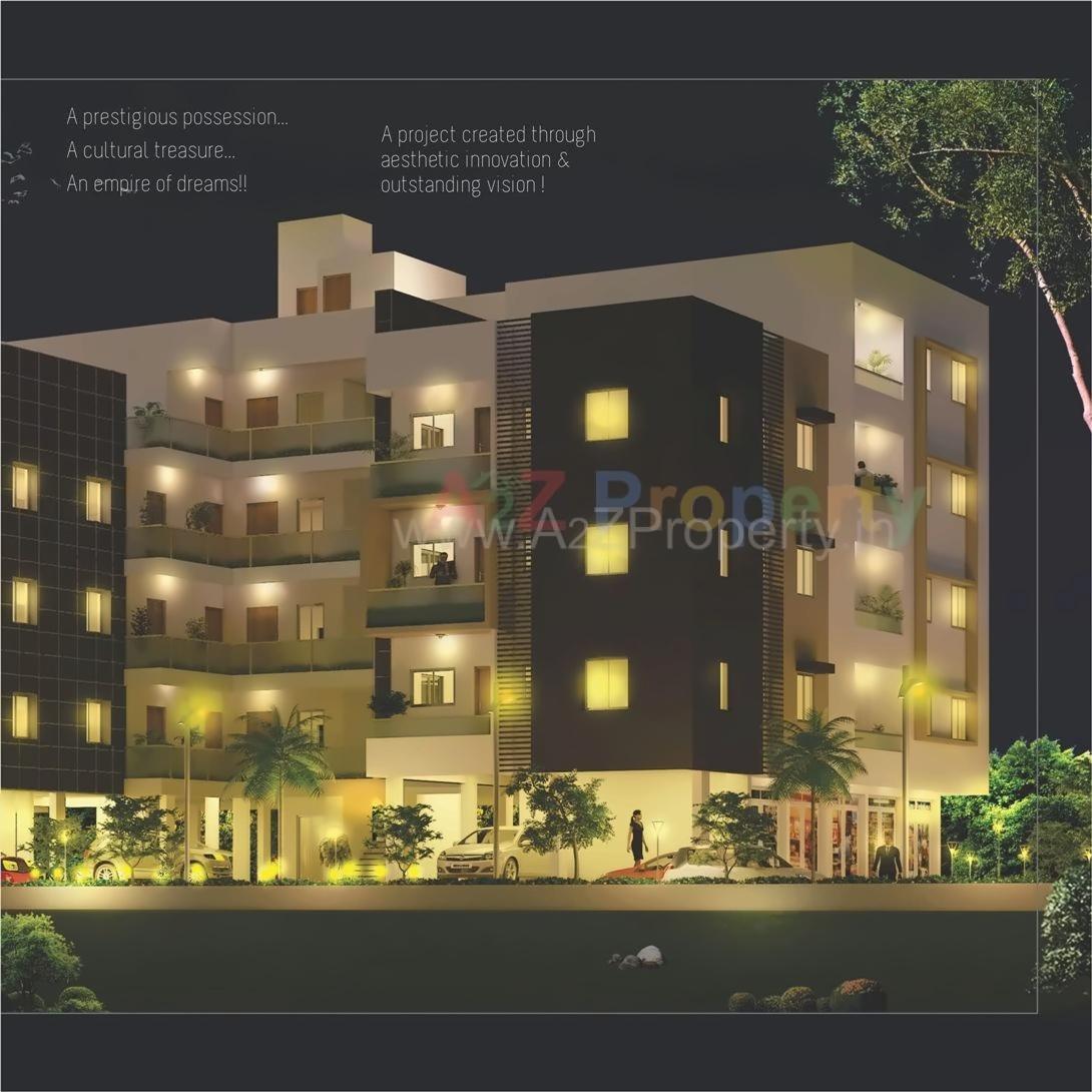 Layout of real estate project Om Sai Pride located at Malkapur-np, Satara, Maharashtra