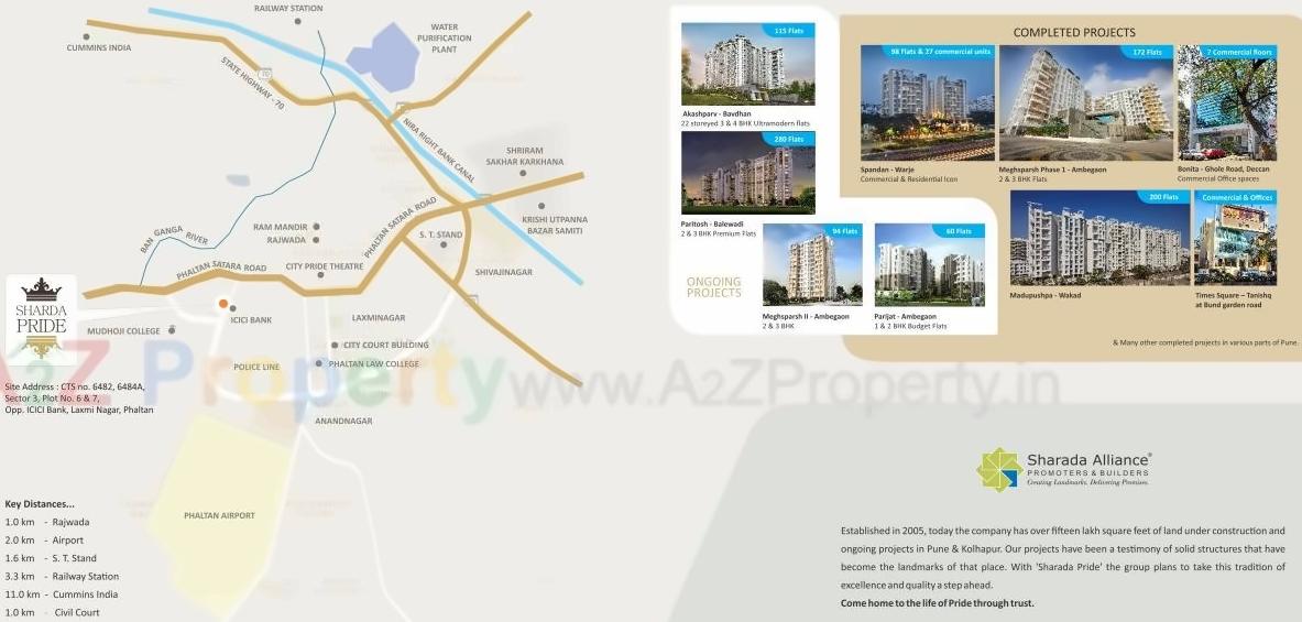  of real estate project Sharada Pride located at Phaltan-m-cl, Satara, Maharashtra