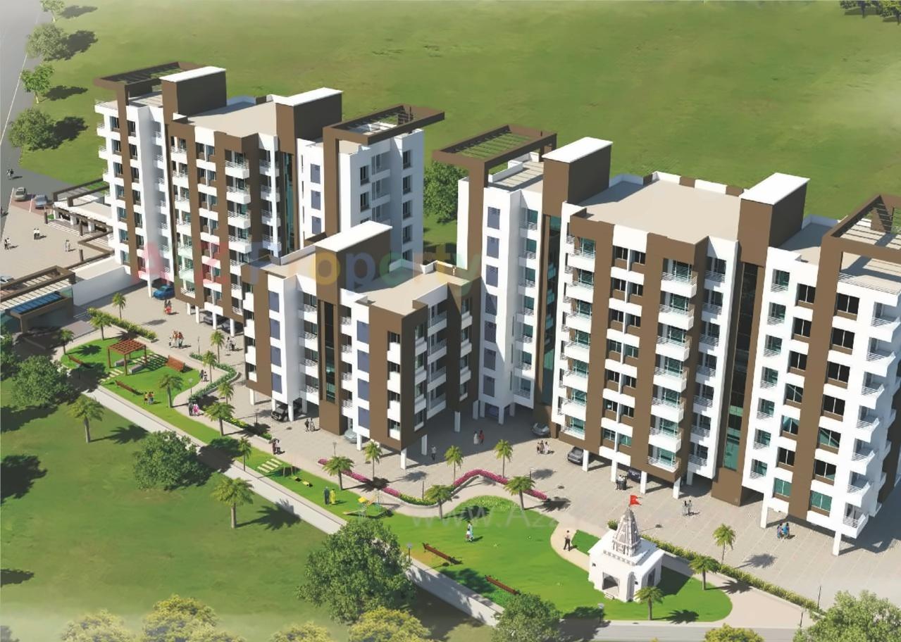 3D Elevation of real estate project Shivams Dwarka located at Shirwal, Satara, Maharashtra