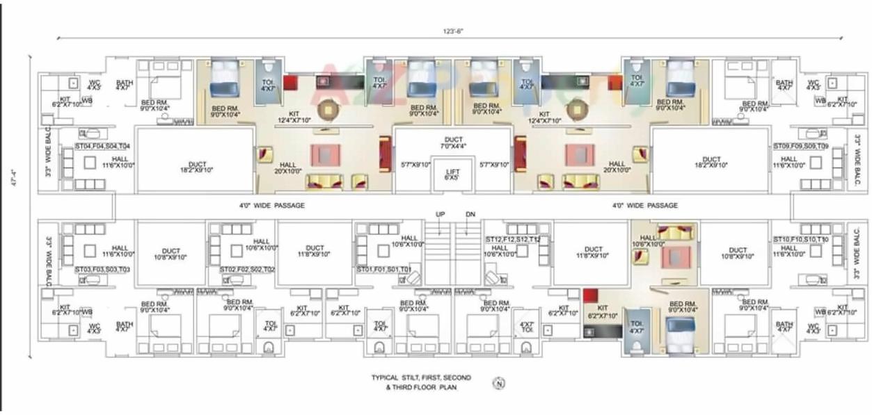 Layout of real estate project Vimal Vishwa located at Satara, Satara, Maharashtra