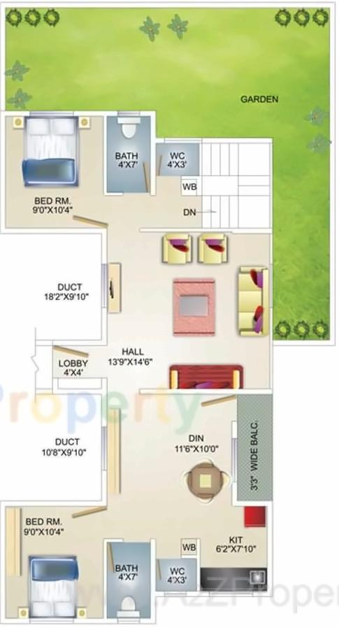 Layout of real estate project Vimal Vishwa located at Satara, Satara, Maharashtra