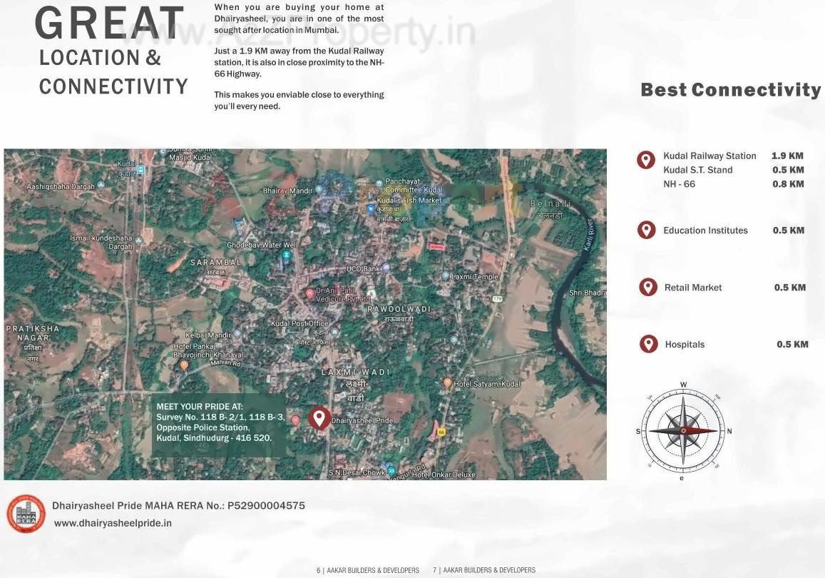  of real estate project Dhairyasheel Pride located at Kudal-ct, Sindhudurg, Maharashtra