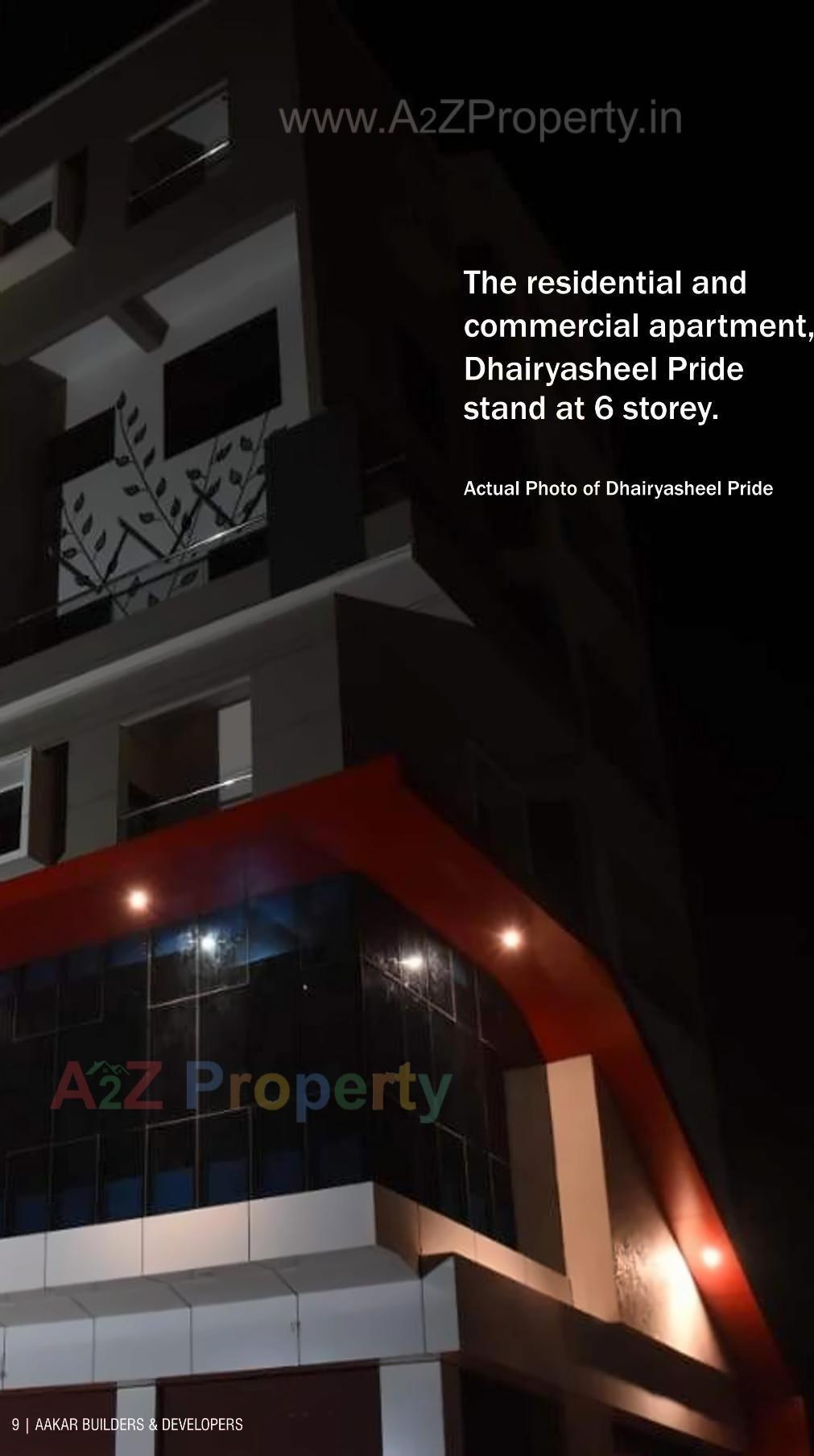 3D Elevation of real estate project Dhairyasheel Pride located at Kudal-ct, Sindhudurg, Maharashtra