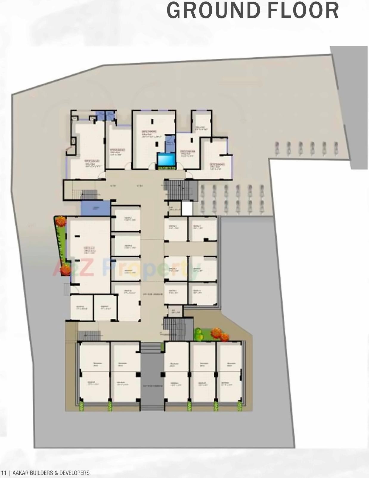 Layout of real estate project Dhairyasheel Pride located at Kudal-ct, Sindhudurg, Maharashtra