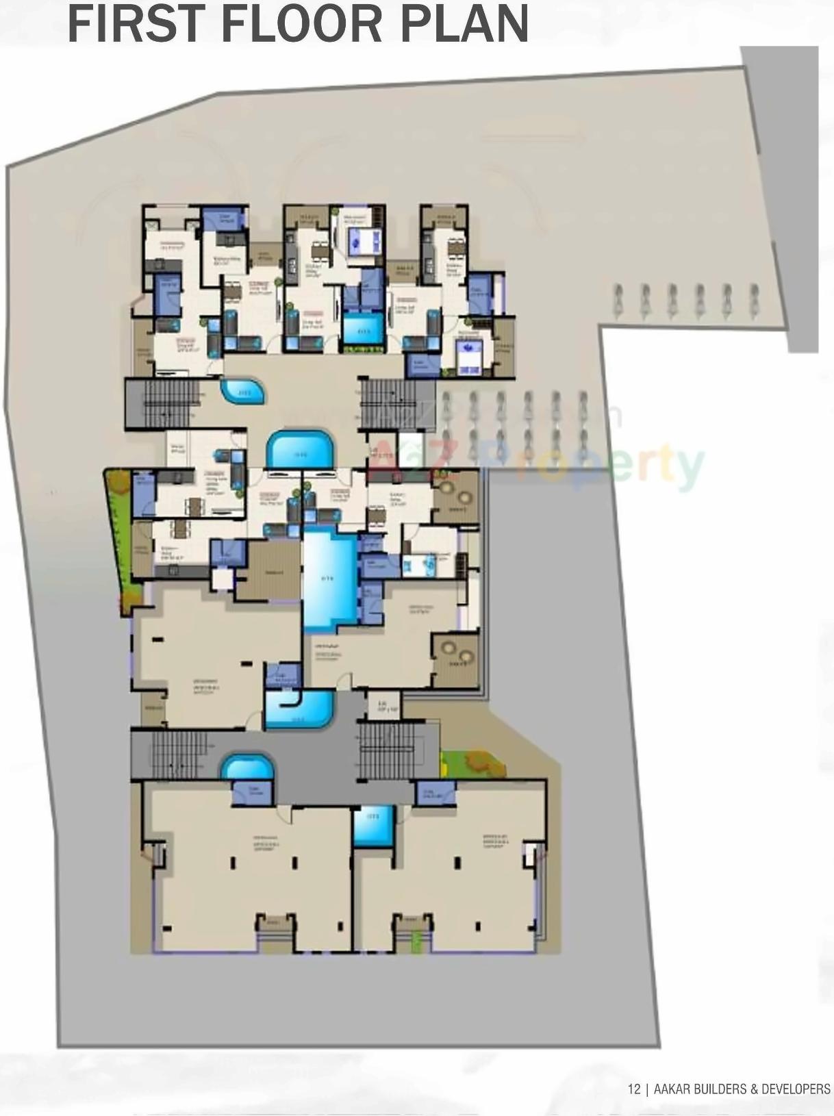 Layout of real estate project Dhairyasheel Pride located at Kudal-ct, Sindhudurg, Maharashtra