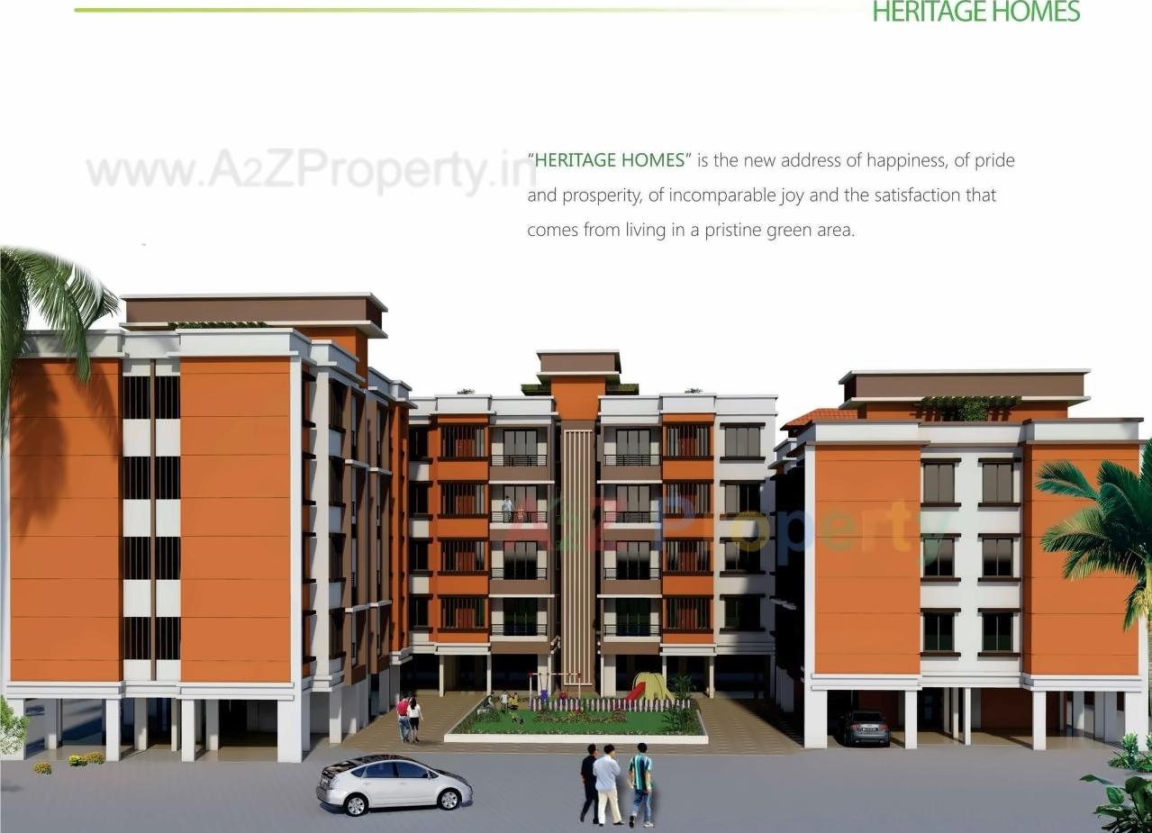 3D Elevation of real estate project Heritage Homes located at Majgaon-ct, Sindhudurg, Maharashtra