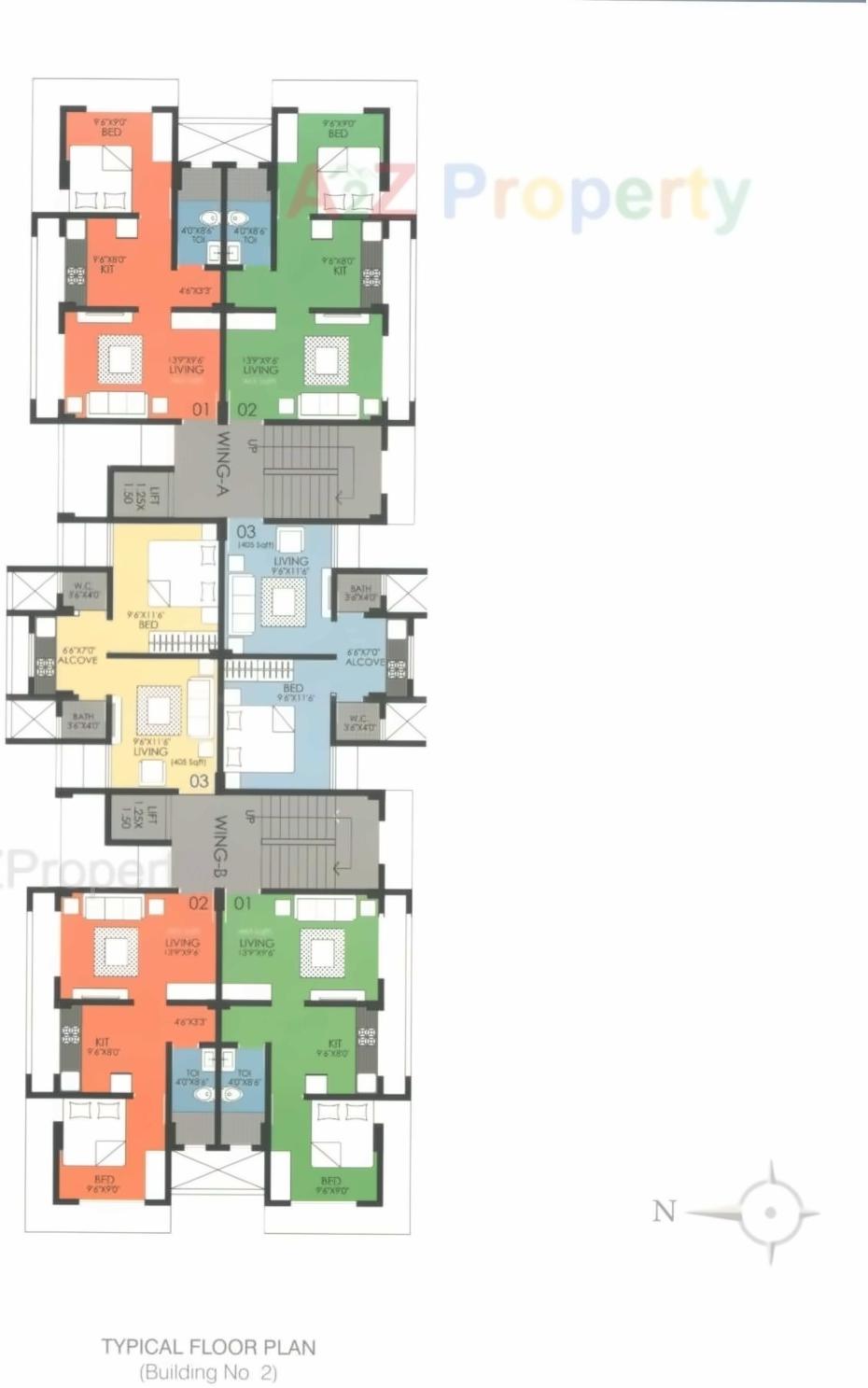 Layout of real estate project Pride Signature located at Malwan-m-cl, Sindhudurg, Maharashtra