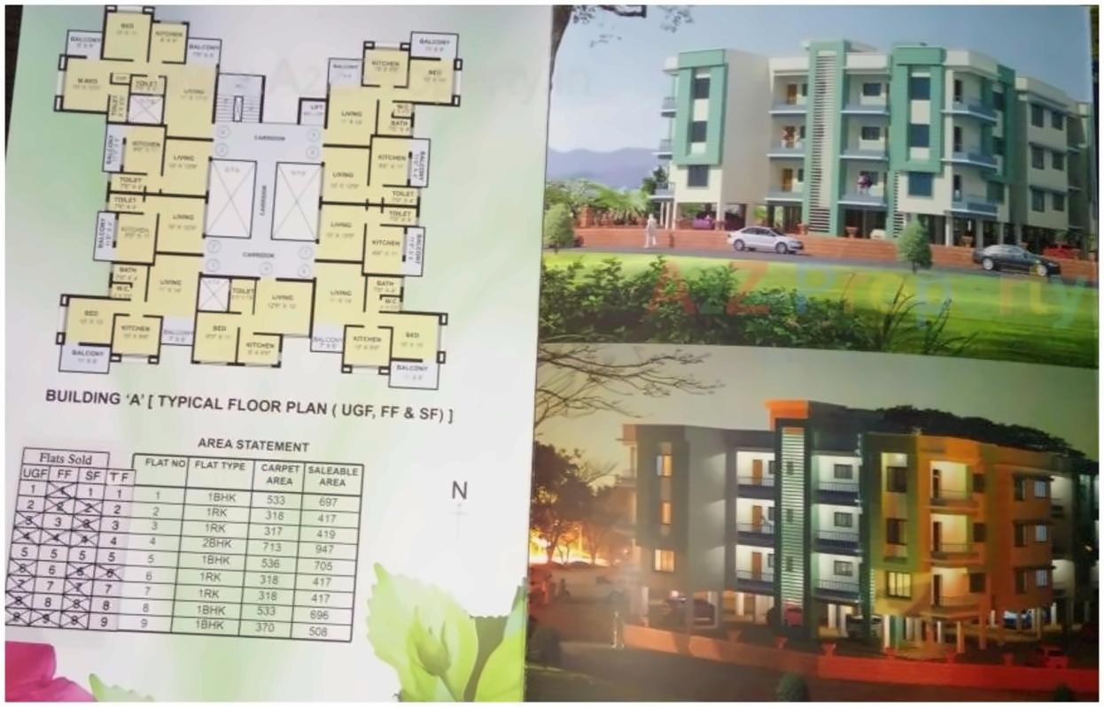 Layout of real estate project Sanjuchiwadi located at Kudal-ct, Sindhudurg, Maharashtra