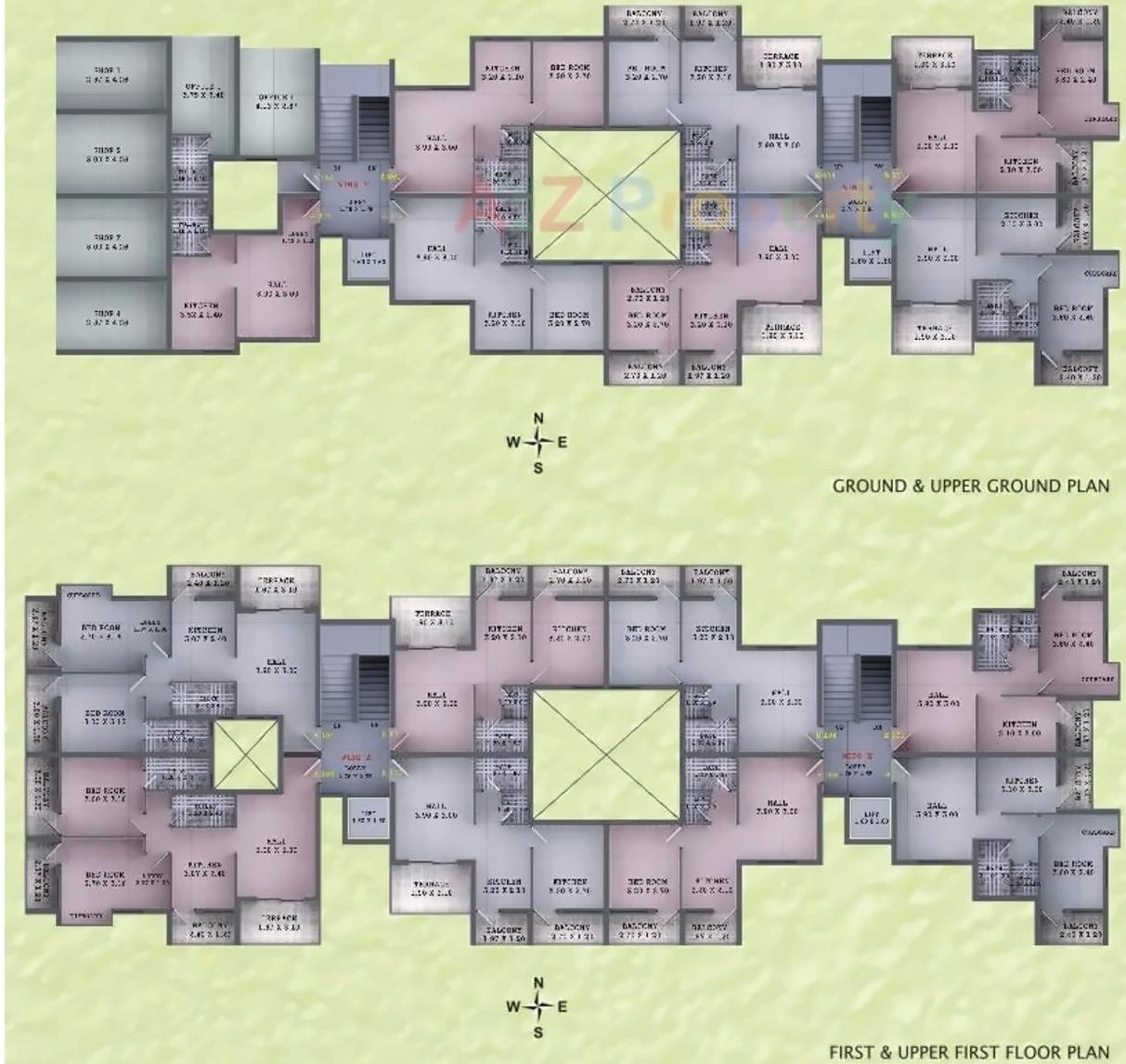Layout of real estate project Sanskruti Park located at Malwan-m-cl, Sindhudurg, Maharashtra