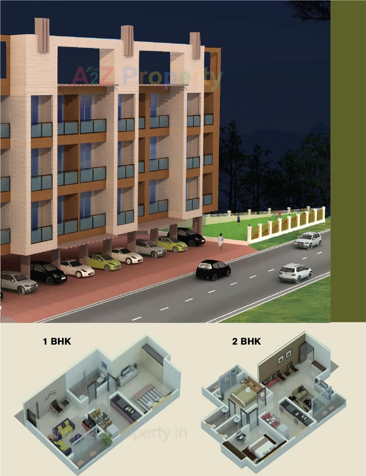 3D Elevation of real estate project Torana Apartments located at Oras-bk, Sindhudurg, Maharashtra