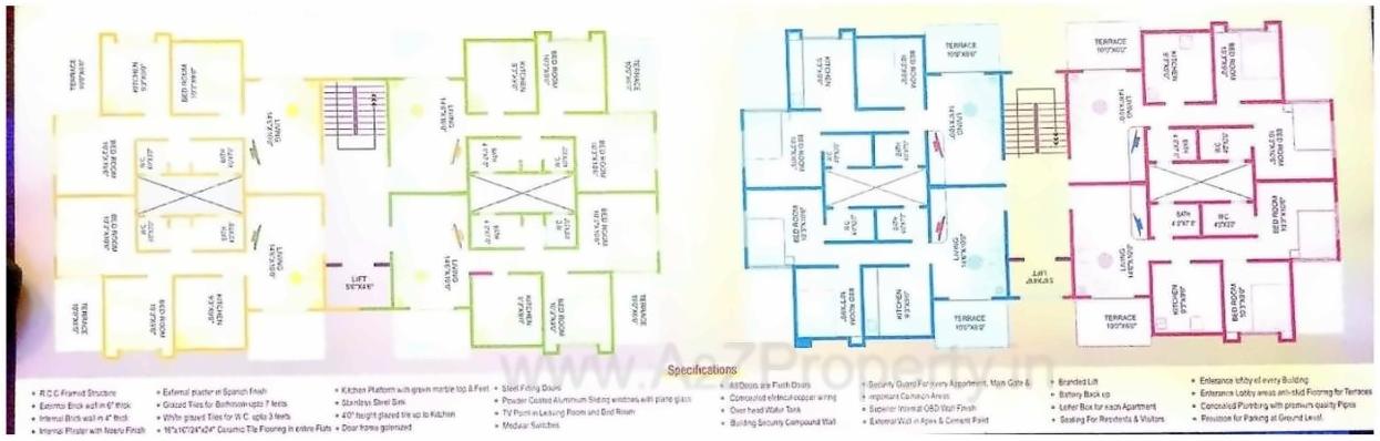 Layout of real estate project S  S  Icon located at Solapur-m-corp, Solapur, Maharashtra