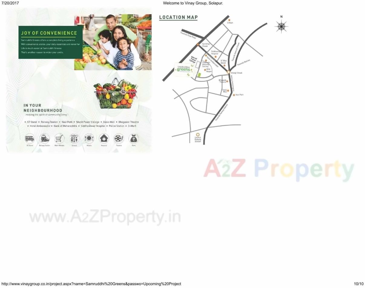  of real estate project Samruddhi Greens located at Solapur-m-corp, Solapur, Maharashtra