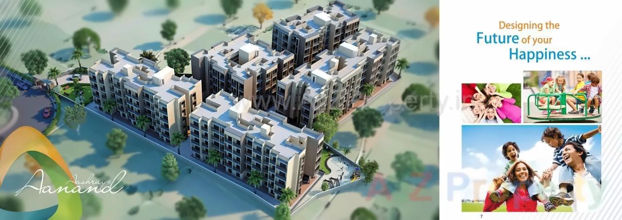 3D Elevation of real estate project Aashray Aanand located at Ambarnath-r, Thane, Maharashtra