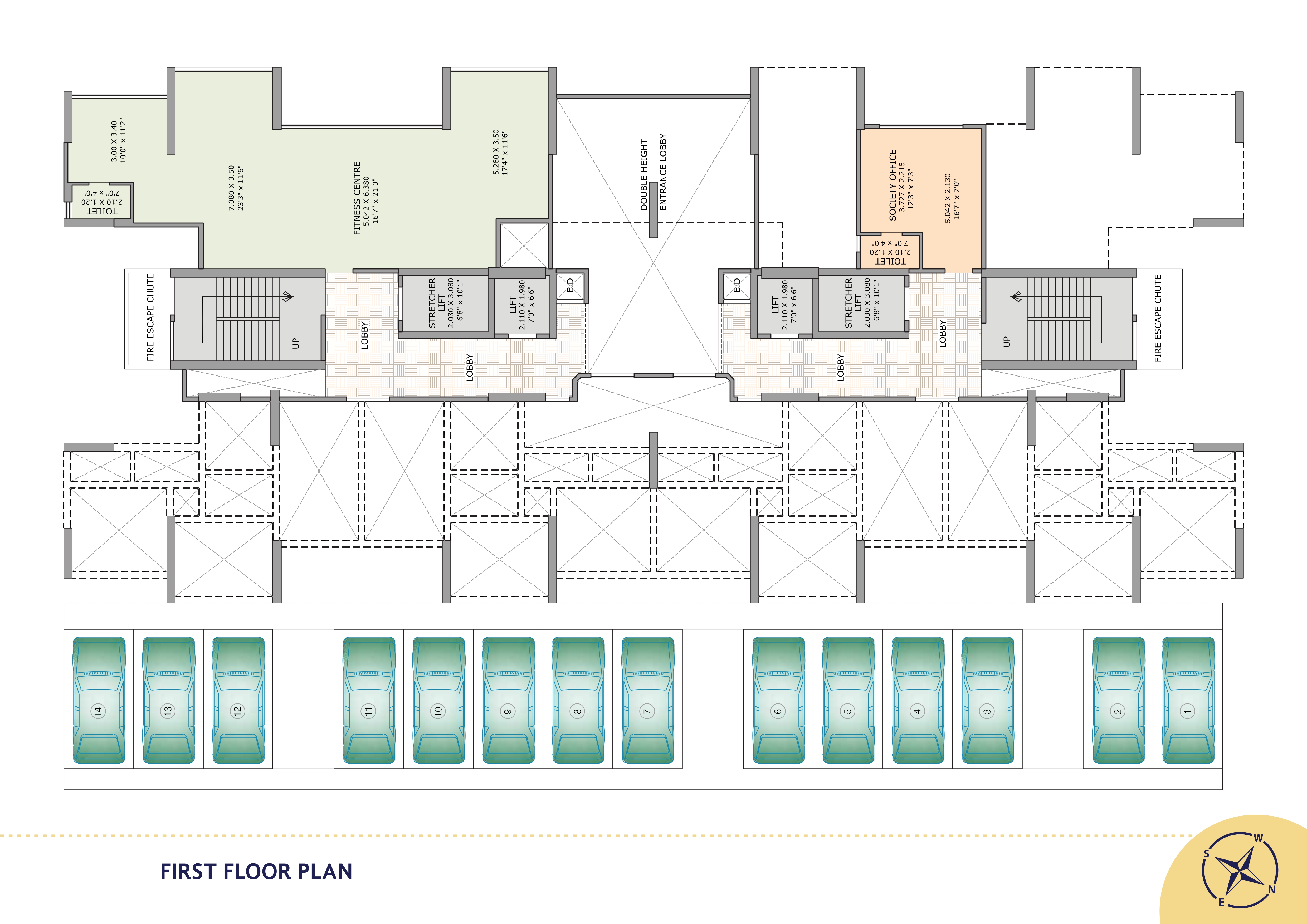 Layout of real estate project Airoli Co Op Housing Soc Ltd located at Navi-mumbai-m-corp, Thane, Maharashtra