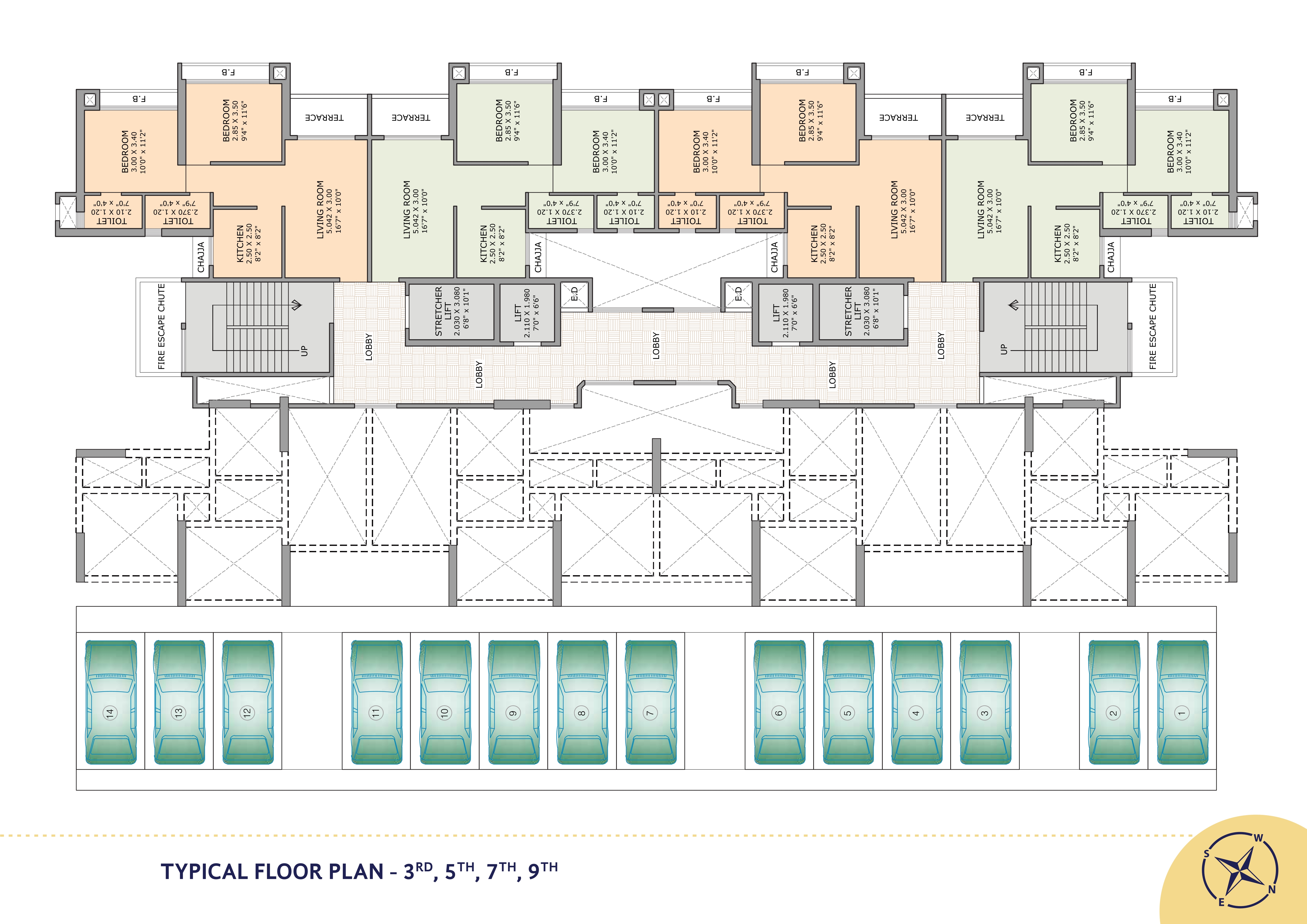Layout of real estate project Airoli Co Op Housing Soc Ltd located at Navi-mumbai-m-corp, Thane, Maharashtra