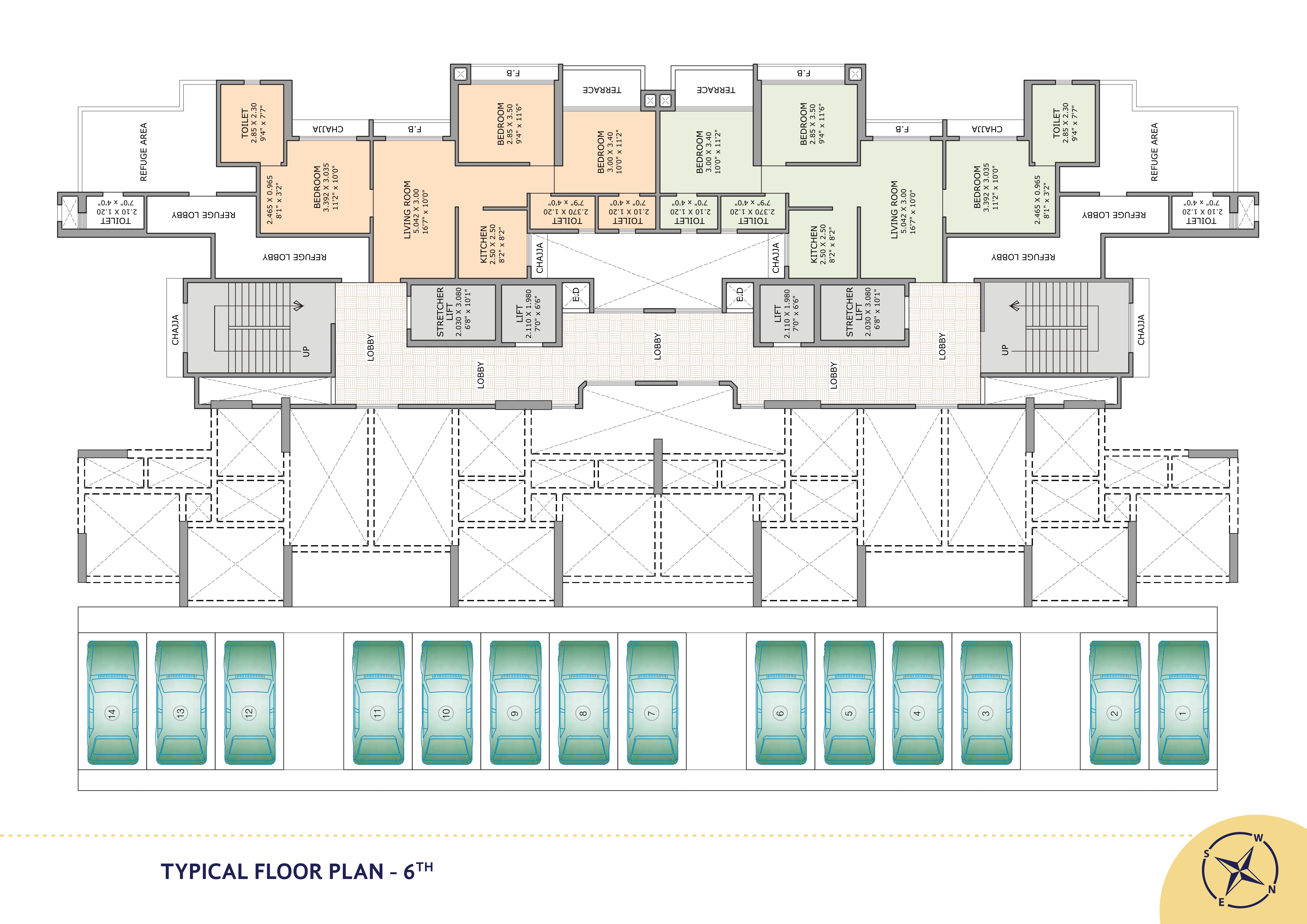 Layout of real estate project Airoli Co Op Housing Soc Ltd located at Navi-mumbai-m-corp, Thane, Maharashtra