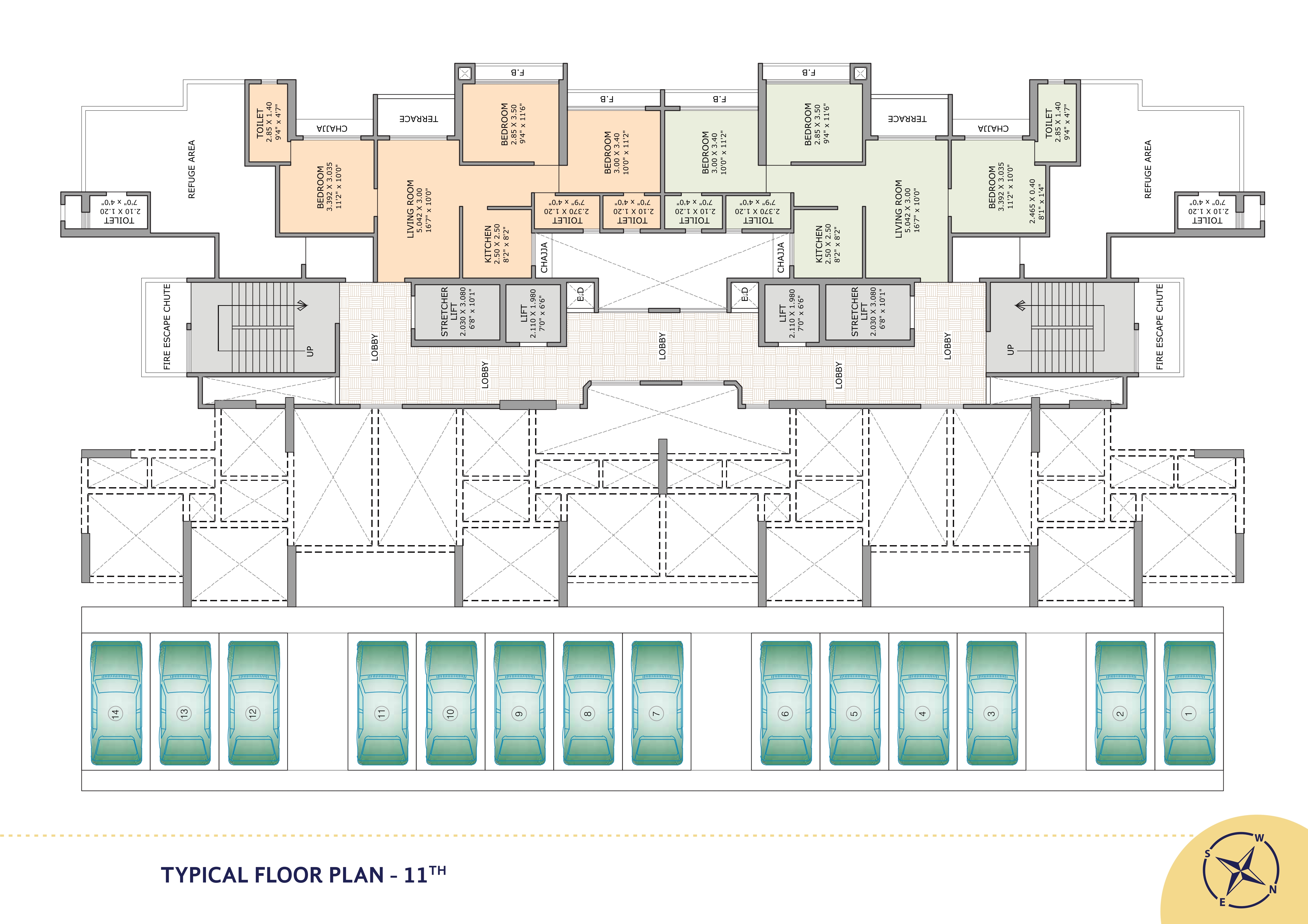 Layout of real estate project Airoli Co Op Housing Soc Ltd located at Navi-mumbai-m-corp, Thane, Maharashtra